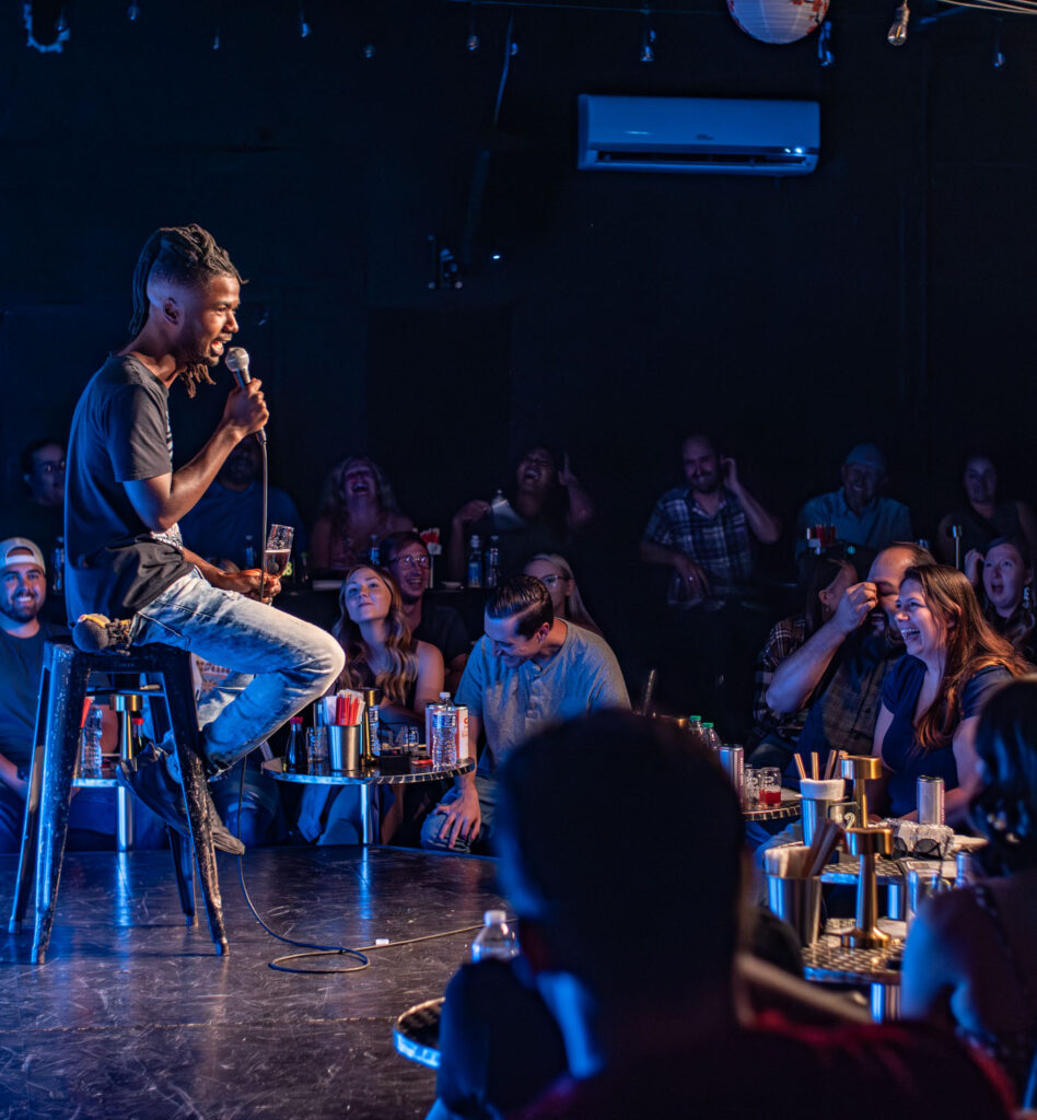 Special comedy events and holiday shows at Denver Comedy Lounge featuring exclusive performances