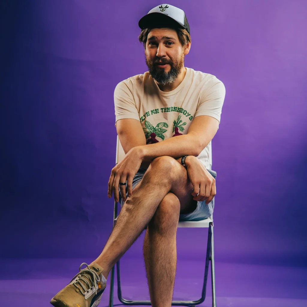 portrait of comedian Lane Lonion